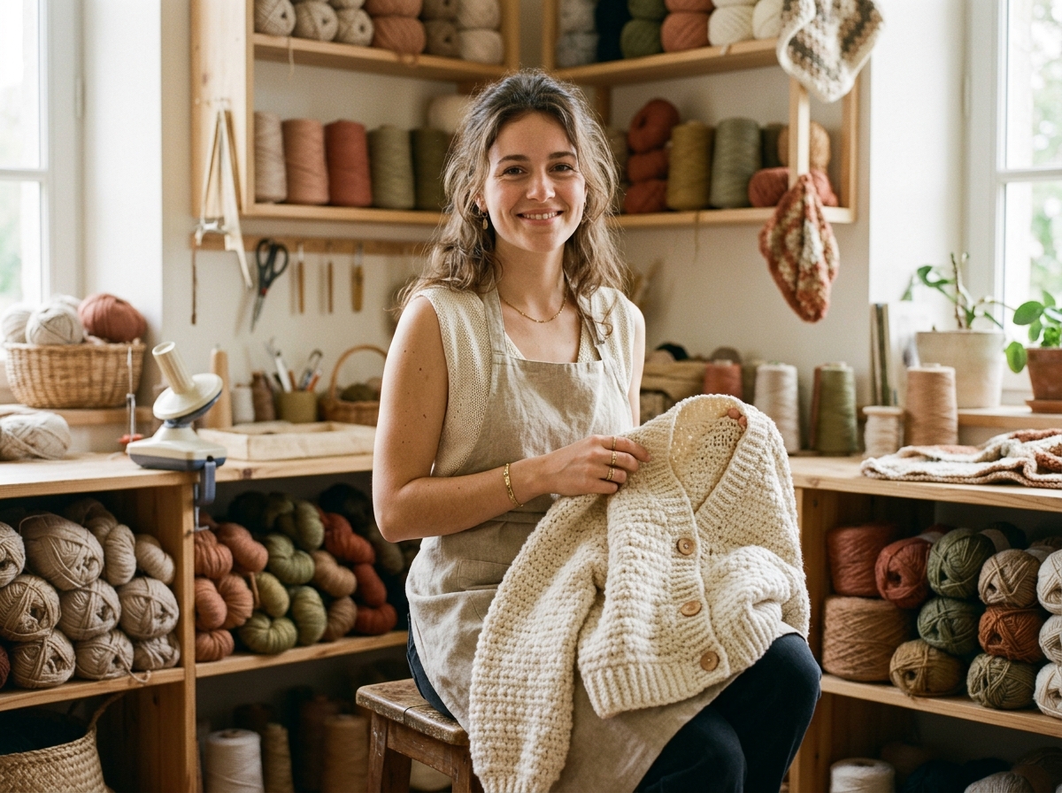 Amélie in her Normandy Atelier