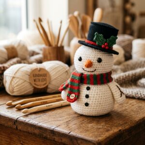 Winter Snowman Amigurumi Crochet Pattern
